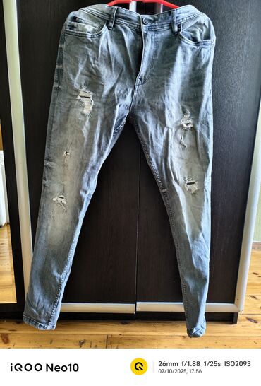 Şalvarlar: Yarım klassik Şalvar, Zara, rəng - Göy — 6