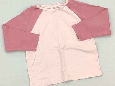 różowa bluzka: Bluzka, H&M, 3-4 lat, 98-104 cm, stan - Dobry
