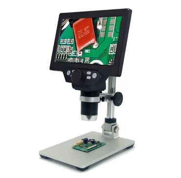 Триммеры: Видеомикроскоп с ЖК дисплеем 7 дюймов 12 МП для пайки, Электронная