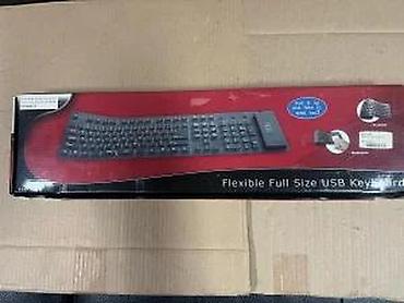 Tastature: Savitljiva silikonska USB tastatura – pune veličine sa numeričkim — 14
