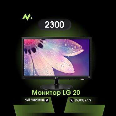 Мониторы: Монитор, LG, Б/у, 19" - 20"