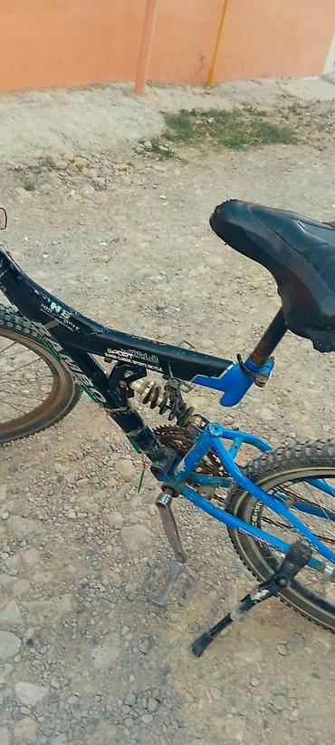 velosiped idman: Orta amarizatırlı dağ tipli velosiped - Rəng: mavi-qara kombinasiyası — 5