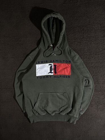 tommy hilfiger novcanik muski: Svitşot, Tommy Hilfiger, S (EU 36), rəng - Yaşıl