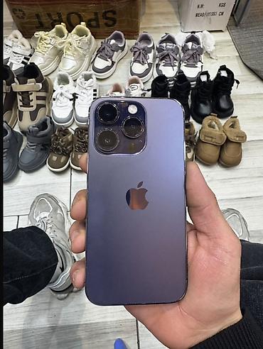 apple iphone 14 qiymeti: IPhone 14 Pro, 128 GB, Deep Purple, Simsiz şarj — 1
