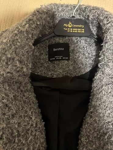 Paltolar: Palto, Bershka, XS, rəng - Boz — 2