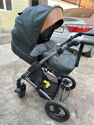 детская коляска с дождевиком: Коляска, Б/у