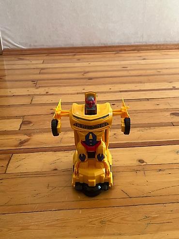 ceburaska oyuncaq: Transformer oyuncaq maşın/robot - 2-si 1-də dizayn: Sarı rəngli idman — 2