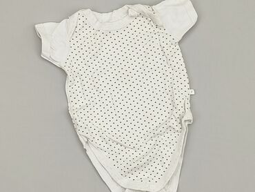 białe body niemowlęce z falbanką: Body, 6-9 m, 
stan - Bardzo dobry