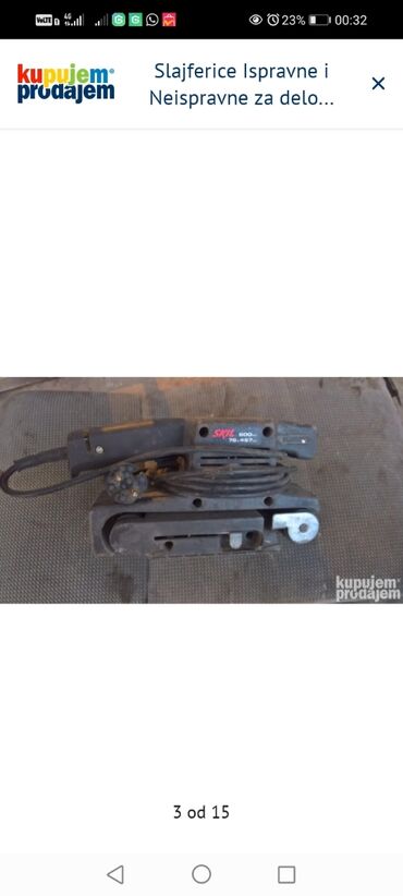 Električne polirke: Slajferice Ispravne i Neispravne za delove 1. Black&Decker KA88 na lalafo.rs — 3 Električne polirke: Slajferice Ispravne i Neispravne za delove 1. Black&Decker KA88 — 3