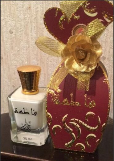 Ətriyyat: Fatimə Parfum 50ml Original dubay istehsalidi Qaliciliqi 1 gün Çox