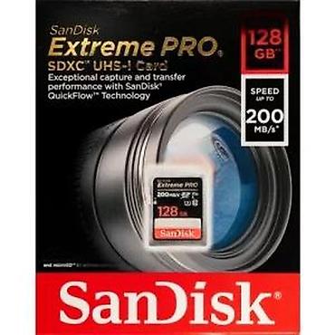 Memorijske kartice za kamere: SanDisk Extreme PRO SDXC UHS‑I memorijska kartica – 128 GB - — 13