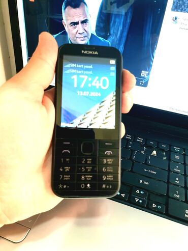 Nokia: Nokia 225, rəng - Qara, Düyməli, İki sim kartlı