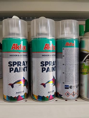 отрава от тараканов: Аэрозольная краска Akfix (Indoor & Outdoor), баллон. - Формат — 1