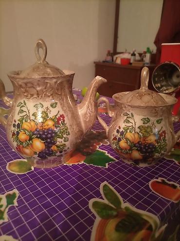 caydanlar: Çay dəsti, rəng - Qəhvəyi, Keramika — 4
