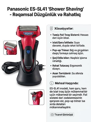Məişət texnikası: Elektrik üzqırxan, Panasonic, İşlənmiş — 1