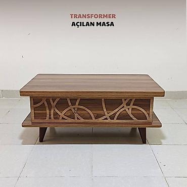 Masalar: Jurnal masası, Yeni, Transformer, Laminat, Dördbucaq masa — 9