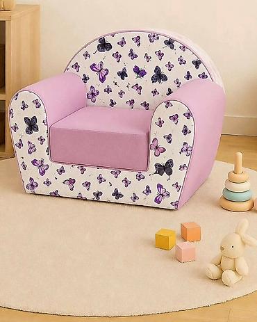 Foteljice: 🌈BAMBI foteljica 🪑Dimenzije:55×45 cm ✨ Sedeći deo: 30×30 cm 🛏️ — 7