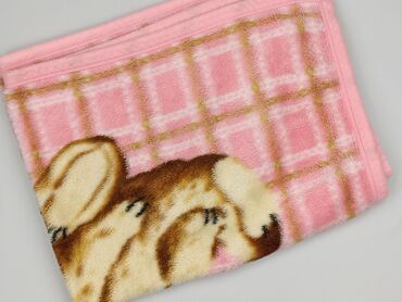 PL - Plaid 100 x 75, color - Pink, condition - Very good