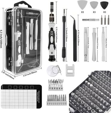 Šrafcigeri: NOVO Set šrafcigera AT-138 Opis: Komplet od 138 elemenata Materijal — 1