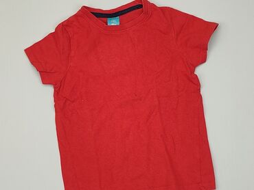 jeansy z wysokim stanem i dziurami: Koszulka, Little kids, 3-4 lat, 98-104 cm, stan - Zadowalający