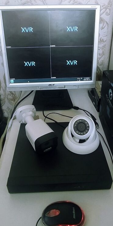 kamera dəsti: Manitor --DVR Wifi destekleyir Telefondan izleme. Çöl ve içəri üçün