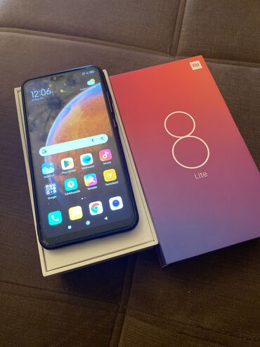 mi 8 lite qiymeti: Xiaomi Mi 8 Lite, 64 ГБ, цвет - Черный, 
 Сенсорный, Отпечаток пальца, Две SIM карты