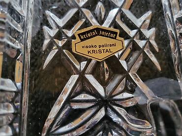 Vaze i saksije: Satula/pepeljara nova kristal Zajecar iz 70ih godina. Set nov od — 13