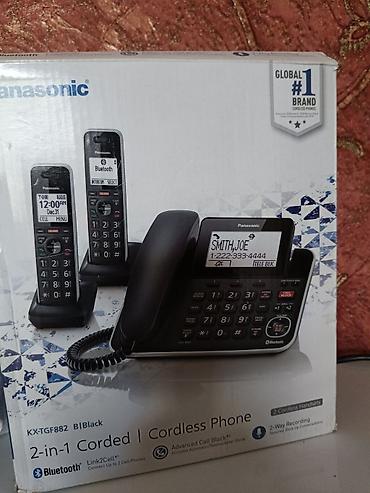 yupiter yp 334: Stasionar telefon Panasonic, Simli, Yeni — 1
