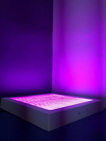 Rasveta: RGB Nadgradni panel 48w 30x30cm. Pogodan za atmosferu žurke — 3