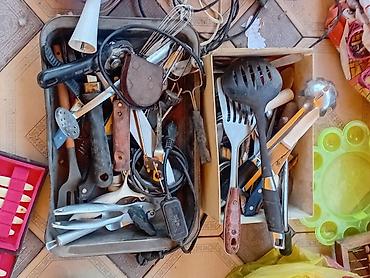 посуды для кухни: Много чего есть и ткани есть Большой набор посуды для кухни — фарфор — 9