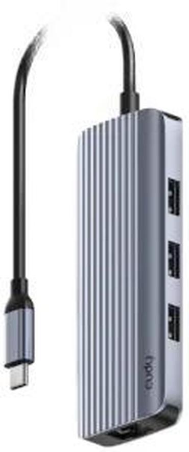 Doking stanice: USB-C dok/čvorište – tanki metalni hub sa PD napajanjem - Priključak — 17