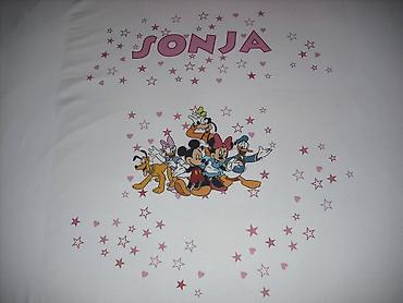 Ostale dečije stvari: Prekrivac za bebe sa stampom pomzelji ime,slika,podaci rodjenja — 4