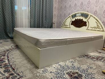 мебель крават: Эки кишилик керебет, Колдонулган, Матрасы бар, узуну - 2000 см