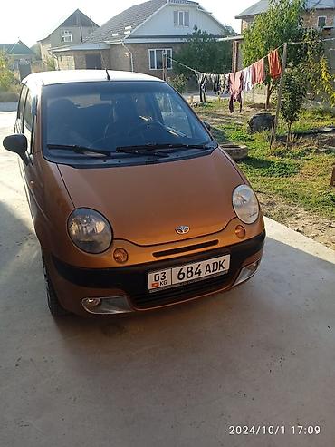 Daewoo Matiz: 2002 г., 0.8 л, Механика, Бензин, Хэтчбэк at lalafo.kg Daewoo Matiz: 2002 г., 0.8 л, Механика, Бензин, Хэтчбэк
