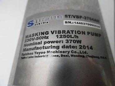 Ostali alati i mašine: Straus Austria potapajuća vibraciona pumpa ST/VBP-3704AM - Tip — 7