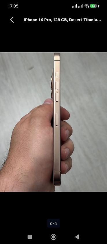 pro max: IPhone 16 Pro, 128 GB, Desert Titanium, Face ID — 4
