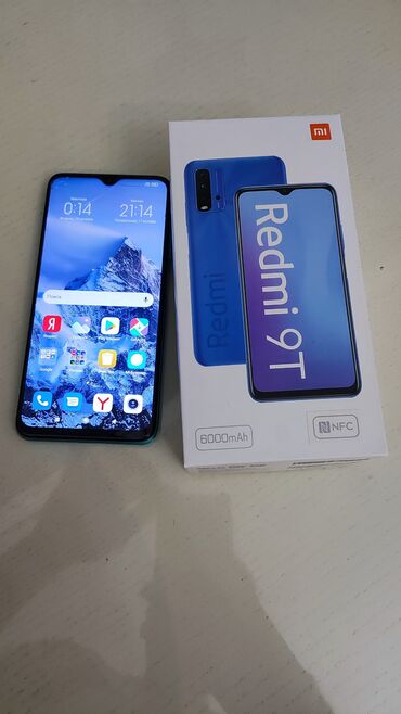 Xiaomi: Xiaomi, Redmi 9T, Б/у, 64 ГБ, цвет - Синий, 2 SIM