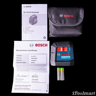 Рулетки и дальномеры: Bosch GLL 50G . Лазерный уровень, лазерный осепостроитель, два луча