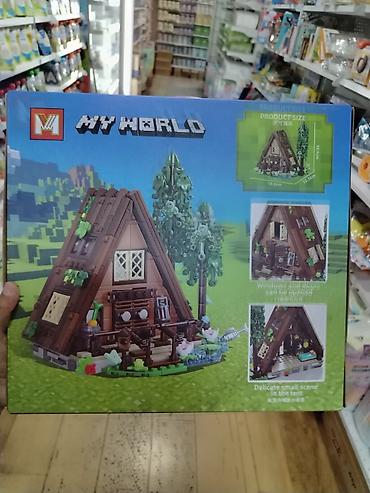deco mesh: Конструктор “My World” — набор для сборки треугольного домика-шале в — 1