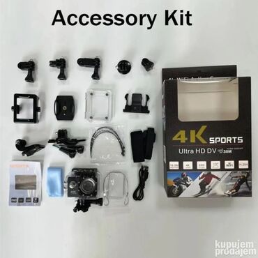 Video kamere: GoPro Sportska 4K Kamera ULTRA HD WiFi Odlična go pro — 7