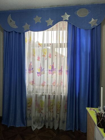 шторы в гостиную: Продается занавеска для детской комнаты в комплекте, состояние