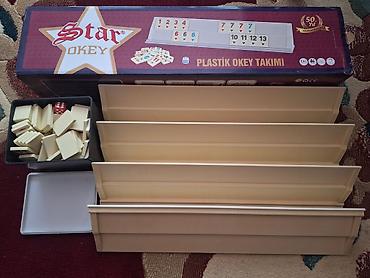 ust geyim: Star Okey – Plastik Okey (Rummy) Dəsti Məhsulun xüsusiyyətləri: - — 1