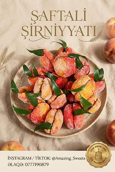 bal mumu: Şaftalı şirniyyatı və ballı tort korjları - Şaftalı görkəmli ev — 1