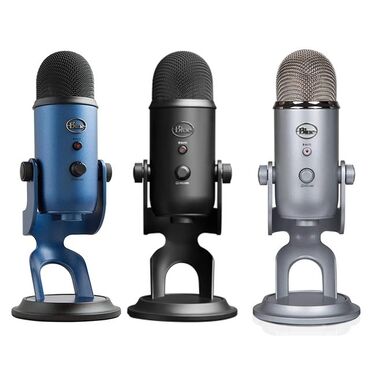 акустические системы тайвань с микрофоном: Blue yeti конденсаторный микрофон в трех расцветках Blue Microphones