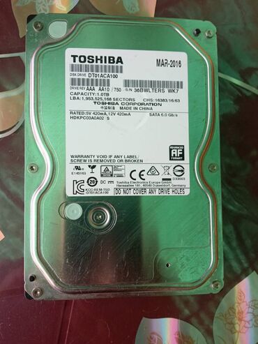 lidl pegla za kosulje: Hard disk toshiba 1TB (1000GB)