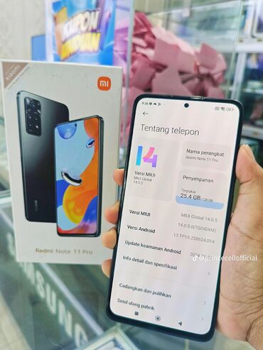 notebook hdd 1tb: Redmi Note 11 Pro, 128 GB, rəng - Qara, Sənədlərlə