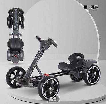 gokart pro: Детский педальный карт (гоу-карт), цвет: чёрный - Тип — 1