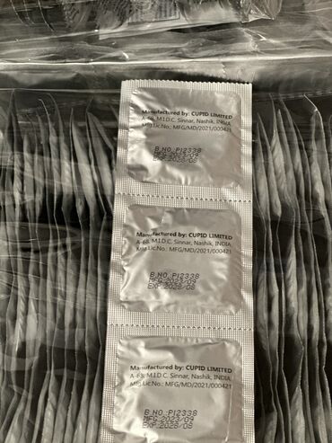 женский презерватив: Презервативы 144 шт Производство: Индия Срок годности: 2027 До 5