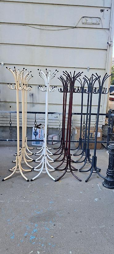 Вешалки: Metall asqılıq (paltar asılqanı) – sərbəst dayanan model - Material — 1