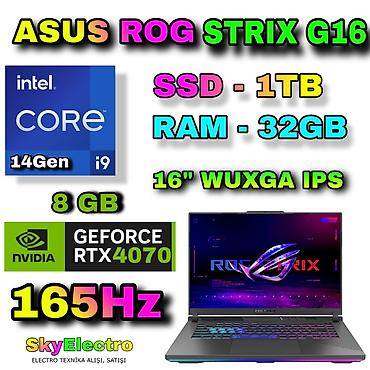 ноутбук 4070: 👍 ASUS ROG STRIX G16 G614J ⛱️ 4000 Azna alinib ela vezyetde! Cemi 3 — 1